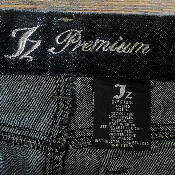 JZ Premium Jeans Skinny Low Rise Faux Rhinestone Embellished Womens Size 5 - Picture 4 of 15